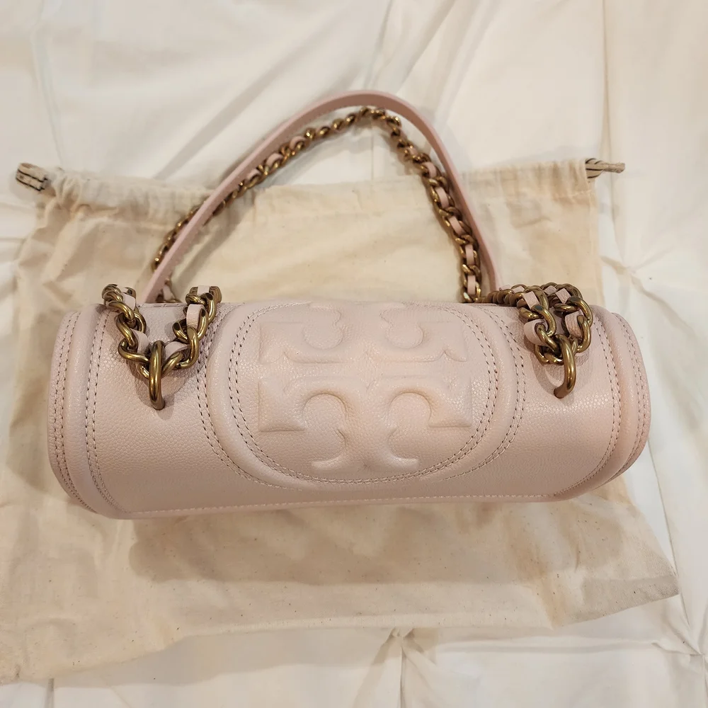 Tory Burch Pink Quilted Shoulder Bag with Gold Chain - BRAND NEW W TAG